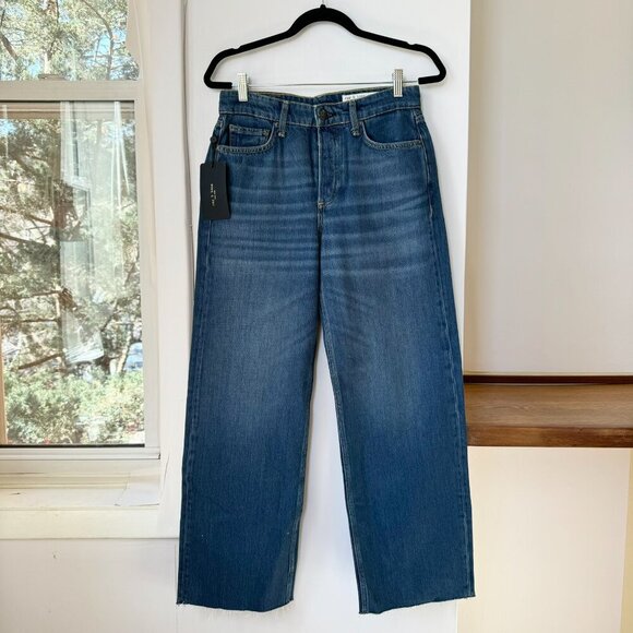 NWT Rag & Bone Logan Jeans Denim in Jasper Dark Blue - Picture 6 of 13